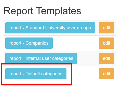 advanced reporting select template